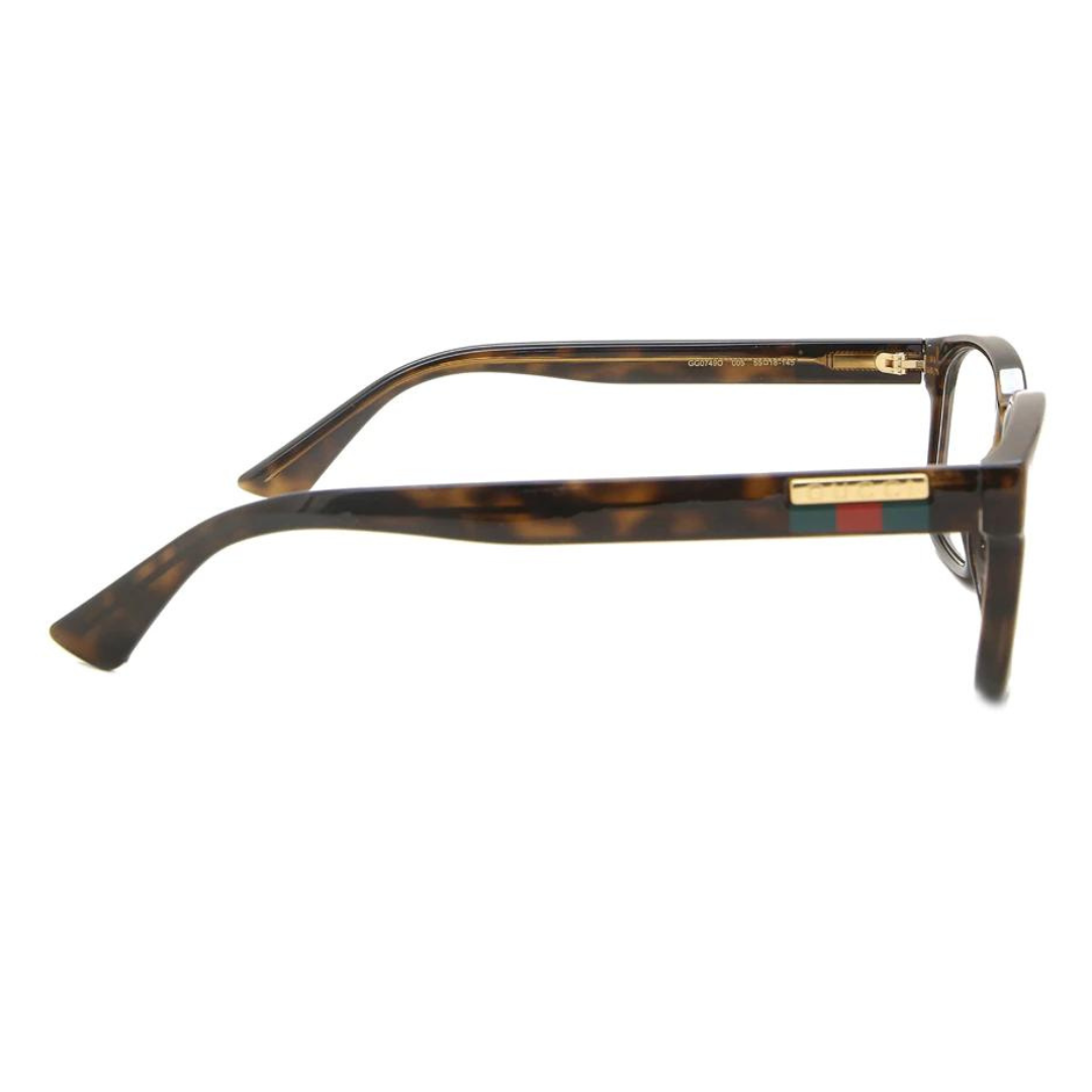 Montatura per occhiali Gucci | Modello GG0749O (005) - Marrone