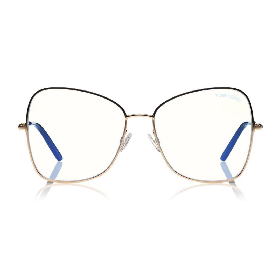 Tom Ford - Blocco luce blu | Modello FT5571-B(001)- Nero lucido