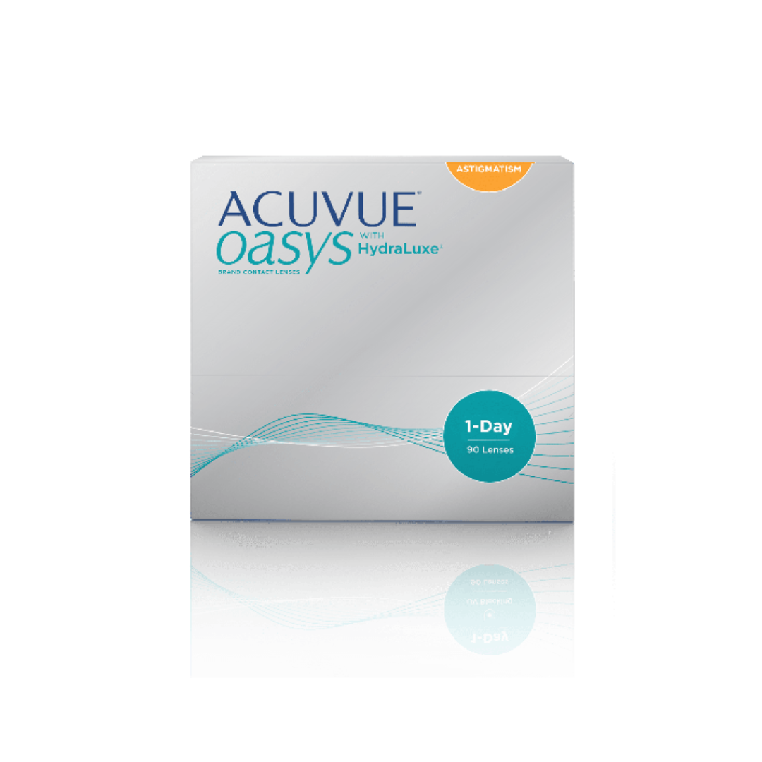 Acuvue® Oasys 1-Day with HydraLuxe® - Astigmatism | Pack 30 &amp; 90