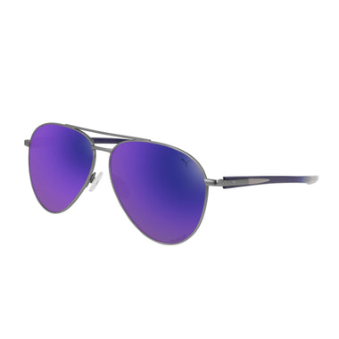 Puma Sunglasses | Polarized | Model PU0268S (003) - Blue/Ruthenium